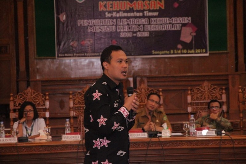 DISKUSI PANEL KETIGA AANG TEGAS HUMAS JUBIR PEMERINTAH