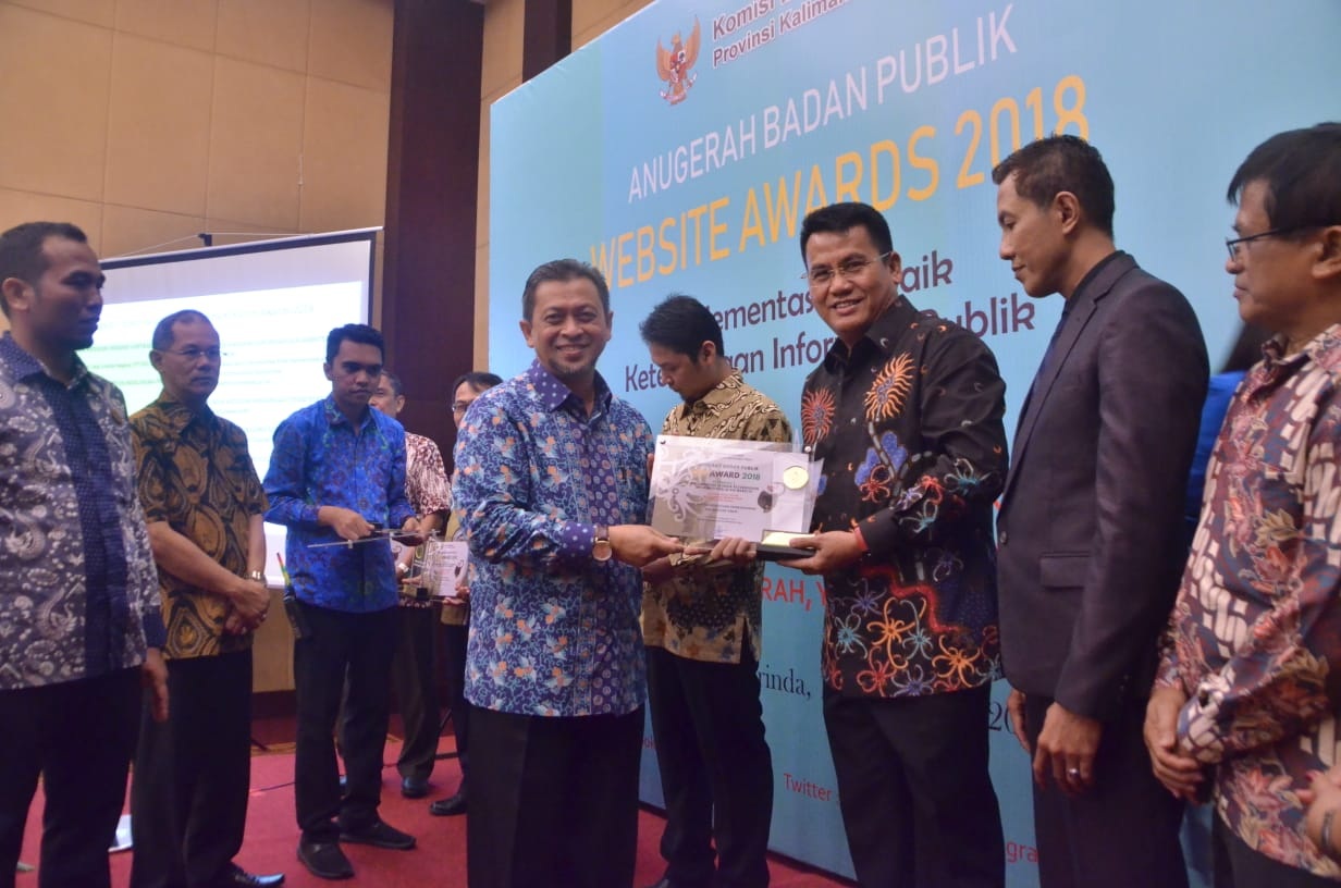 Penganugrahan Website Badan Publik Pematik Semangat Keterbukaan Informasi Publik Di Kaltim