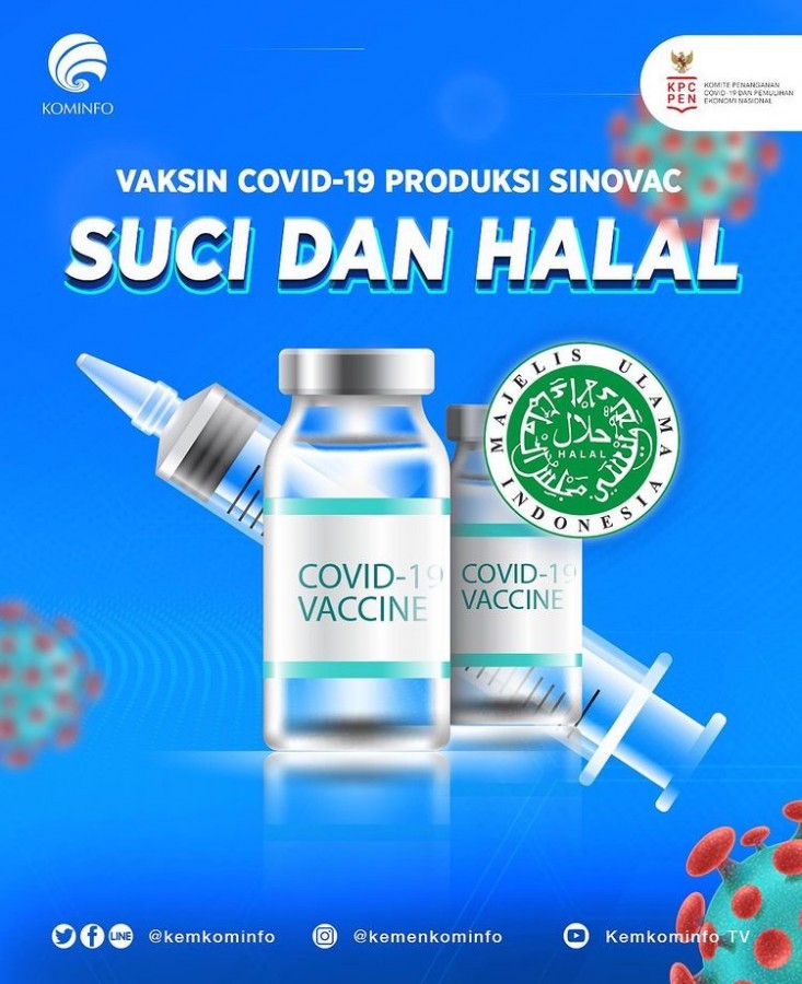Jangan Takut, Vaksin Covid Halal dan Aman