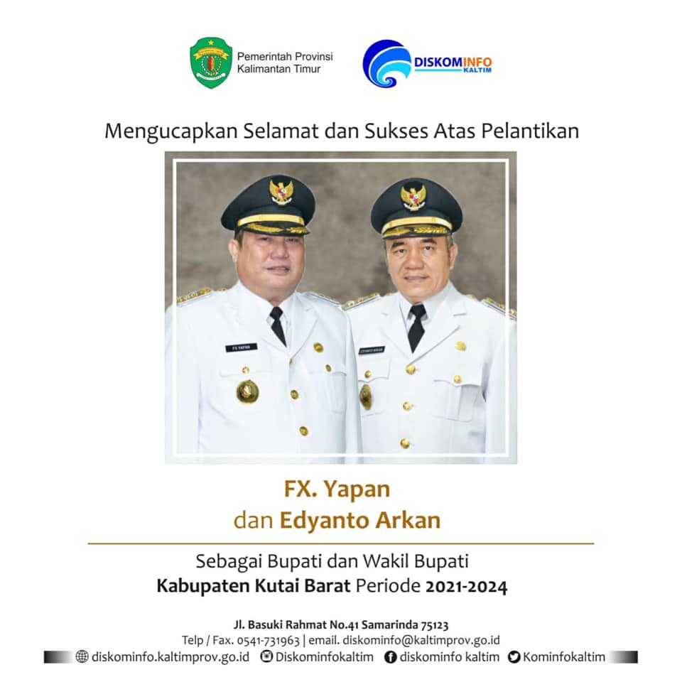 Pelantikan Bupati dan Wakil Bupati Priode 2021- 2024